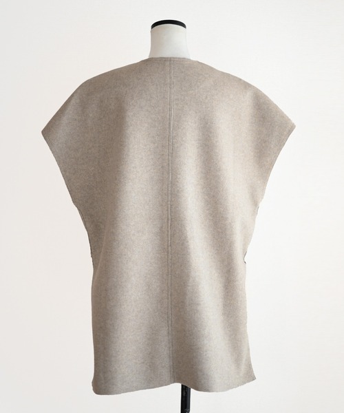 Marient(マリエント)の「ウールベストジレ(ベスト・レディース・ブラック/ベージュ/グレー・FREE)」の18枚目の写真