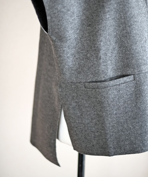 Marient(マリエント)の「ウールベストジレ(ベスト・レディース・ブラック/ベージュ/グレー・FREE)」の10枚目の写真