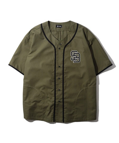 Subciety(サブサエティ)の「MILITARY BB SHIRT(シャツ/ブラウス・メンズ・カーキ/ブラック・MEDIUM/LARGE/X-LARGE/SMALL)」の4枚目の写真