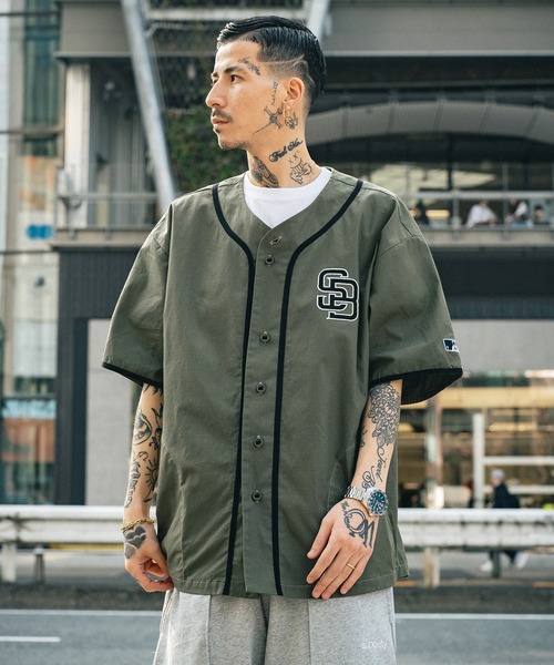 Subciety(サブサエティ)の「MILITARY BB SHIRT(シャツ/ブラウス・メンズ・カーキ/ブラック・MEDIUM/LARGE/X-LARGE/SMALL)」の10枚目の写真