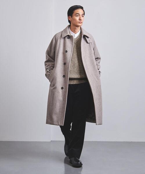 UNITED ARROWS（ユナイテッドアローズ）の「ネップ Vネック/セーター（ニット/セーター・メンズ・ライトグレー/ベージュ・L/M/S）」の5枚目の写真