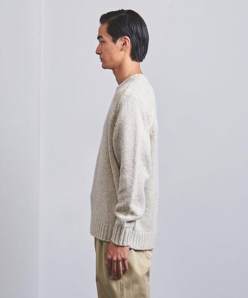 UNITED ARROWS（ユナイテッドアローズ）の「ネップ Vネック/セーター（ニット/セーター・メンズ・ライトグレー/ベージュ・L/M/S）」の11枚目の写真