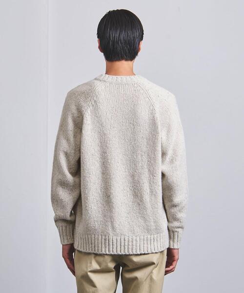 UNITED ARROWS（ユナイテッドアローズ）の「ネップ Vネック/セーター（ニット/セーター・メンズ・ライトグレー/ベージュ・L/M/S）」の12枚目の写真