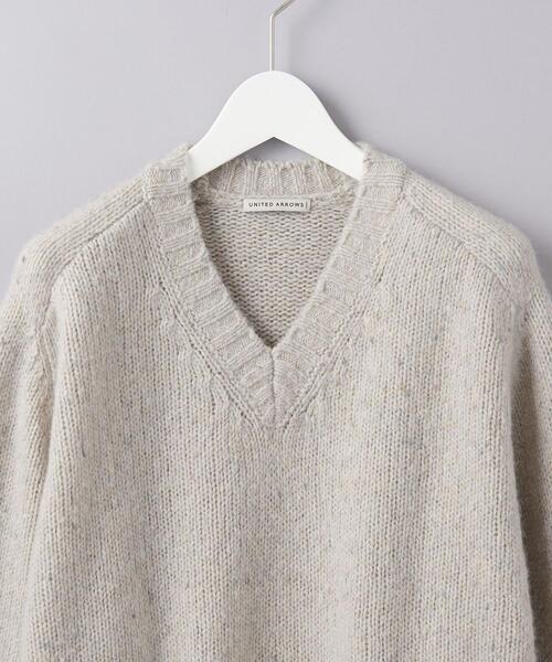 UNITED ARROWS（ユナイテッドアローズ）の「ネップ Vネック/セーター（ニット/セーター・メンズ・ライトグレー/ベージュ・L/M/S）」の15枚目の写真