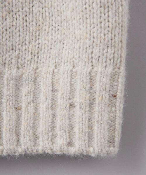 UNITED ARROWS（ユナイテッドアローズ）の「ネップ Vネック/セーター（ニット/セーター・メンズ・ライトグレー/ベージュ・L/M/S）」の16枚目の写真