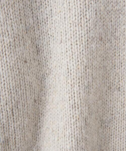 UNITED ARROWS（ユナイテッドアローズ）の「ネップ Vネック/セーター（ニット/セーター・メンズ・ライトグレー/ベージュ・L/M/S）」の18枚目の写真