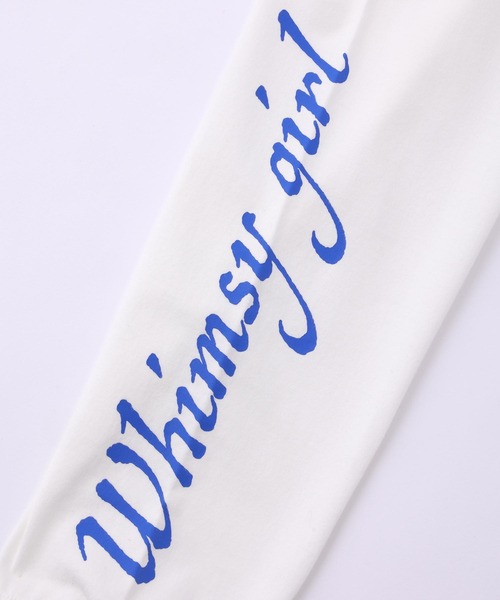 X-girl（エックスガール）の「MUSHROOM L/S TEE（Tシャツ/カットソー・レディース・ブラック/ホワイト・L/S/XL/M）」の8枚目の写真