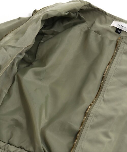 Seraph（セラフ）の「ジップブルゾン（ブルゾン・キッズ・ミント/ベージュ/アイボリー・80/90/95/100/110/120/130/140）」の19枚目の写真