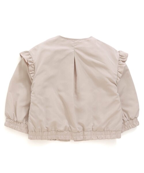 Seraph（セラフ）の「ジップブルゾン（ブルゾン・キッズ・ミント/ベージュ/アイボリー・80/90/95/100/110/120/130/140）」の9枚目の写真