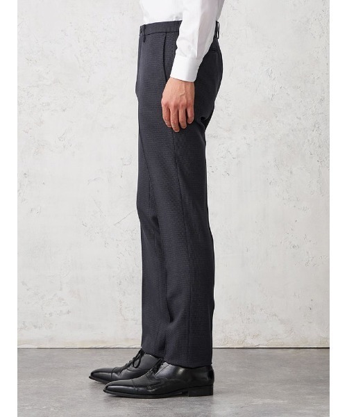 Perfect Suit FActory（パーフェクトスーツファクトリー）の「リントラ加工スラックス　千鳥　グレー/ネイビー（スラックス・メンズ・チャコールグレー/ネイビー・91/85/79/88/82/76/94/73）」の22枚目の写真