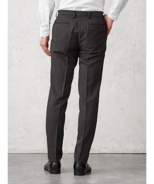 Perfect Suit FActory（パーフェクトスーツファクトリー）の「リントラ加工スラックス　千鳥　グレー/ネイビー（スラックス・メンズ・チャコールグレー/ネイビー・91/85/79/88/82/76/94/73）」の5枚目の写真