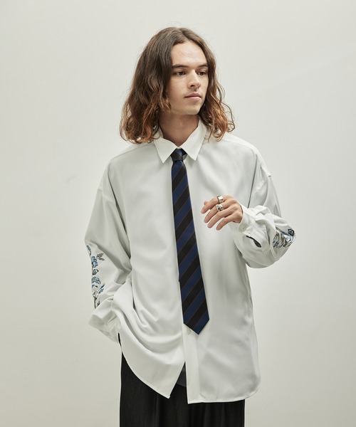 JUNRED(ジュンレッド)の「レジメンタルネクタイ(ネクタイ・メンズ・ダークブラウン/ワイン/ブラウン/カーキ/ベージュ/ネイビー・FREE)」の5枚目の写真