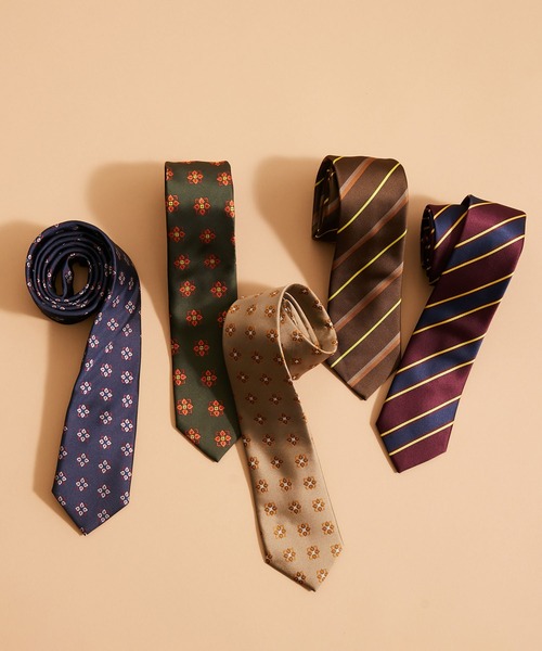 JUNRED(ジュンレッド)の「レジメンタルネクタイ(ネクタイ・メンズ・ダークブラウン/ワイン/ブラウン/カーキ/ベージュ/ネイビー・FREE)」の16枚目の写真