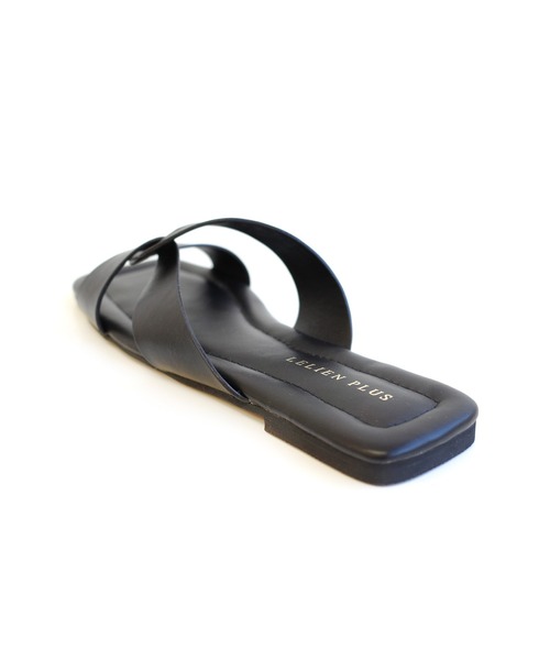 AmiAmi（アミアミ）の「スクエアトゥツイストサンダル/フラットヒール（サンダル・レディース・グレイッシュベージュ/ブラック/アイボリー/キャメル/ゴールド/ブラウン/レッド/ガンメタ・LL/S/M/L）」の17枚目の写真