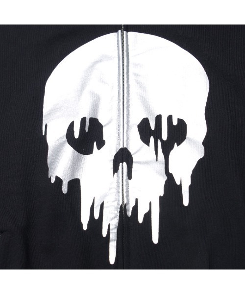 CIVARIZE（シヴァーライズ）の「『CIVARIZE/シヴァーライズ』スタッズテープスカルジップパーカー（パーカー・メンズ・ブラック/グレー・FREE）」の17枚目の写真