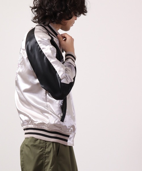 ACE(エース)の「ACE 虎柄 龍柄 刺繍スカジャン(スカジャン・メンズ・レッド/シルバー/ブラック/ブラック系その他・LL/L/M)」の20枚目の写真