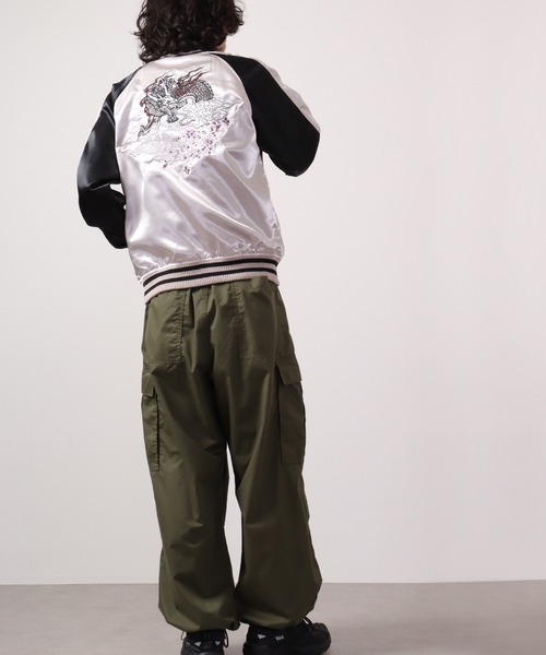 ACE(エース)の「ACE 虎柄 龍柄 刺繍スカジャン(スカジャン・メンズ・レッド/シルバー/ブラック/ブラック系その他・LL/L/M)」の22枚目の写真