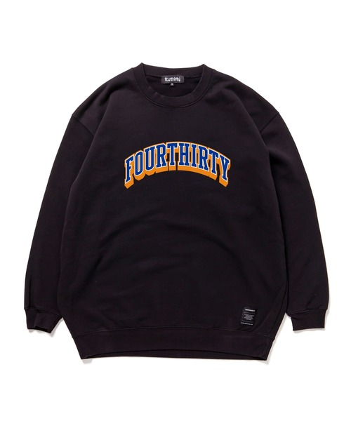 【430】ARCH COLLAGE C/N SWEAT