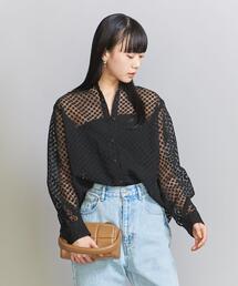 MARMARI | ＜MARMARI＞シアー ドット シャツ -ウォッシャブル-(シャツ/ブラウス)