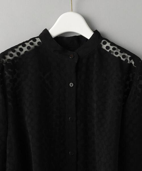 MARMARI(マルマリ)の「<MARMARI>シアー ドット シャツ -ウォッシャブル-(シャツ/ブラウス・レディース・ホワイト/ブラック・FREE)」の16枚目の写真