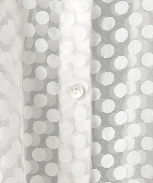 MARMARI(マルマリ)の「<MARMARI>シアー ドット シャツ -ウォッシャブル-(シャツ/ブラウス・レディース・ホワイト/ブラック・FREE)」の22枚目の写真