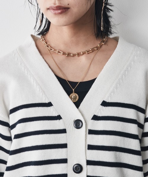 CHIC STYLE(シックスタイル)の「<大きいサイズ>綿100%Vネックワイドスリーブカーディガン シックスタイル(カーディガン/ボレロ・レディース・ブラック系/ホワイト系・LL/L/3L/5L/4L)」の19枚目の写真