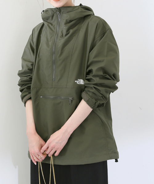 SLOBE IENA(スローブイエナ)の「【THE NORTH FACE/ノースフェイス】COMPACT ANORAKブルゾン(ブルゾン・レディース・ブラック/ベージュ系その他/キャメル・FREE)」の2枚目の写真