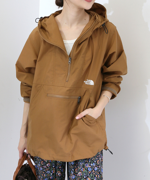 SLOBE IENA(スローブイエナ)の「【THE NORTH FACE/ノースフェイス】COMPACT ANORAKブルゾン(ブルゾン・レディース・ブラック/ベージュ系その他/キャメル・FREE)」の3枚目の写真