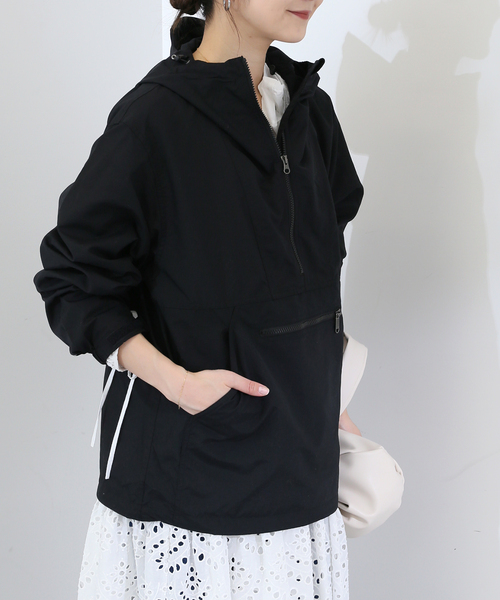 SLOBE IENA(スローブイエナ)の「【THE NORTH FACE/ノースフェイス】COMPACT ANORAKブルゾン(ブルゾン・レディース・ブラック/ベージュ系その他/キャメル・FREE)」の9枚目の写真