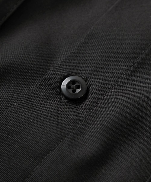 UNIVERSAL OVERALL（ユニバーサルオーバーオール）の「【UNIVERSAL OVERALL/ユニバーサルオーバーオール】ビッグシルエット 胸ワンポイントピスネーム ツイル生地 WORKER'S SHIRT(ワーカーズシャツ)/長袖シャツ（シャツ/ブラウス・メンズ・ブラック/ミント・M/L/XL）」の8枚目の写真