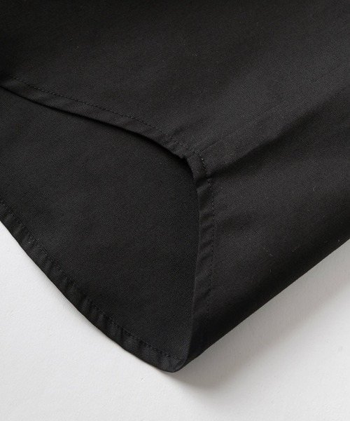 UNIVERSAL OVERALL（ユニバーサルオーバーオール）の「【UNIVERSAL OVERALL/ユニバーサルオーバーオール】ビッグシルエット 胸ワンポイントピスネーム ツイル生地 WORKER'S SHIRT(ワーカーズシャツ)/長袖シャツ（シャツ/ブラウス・メンズ・ブラック/ミント・M/L/XL）」の4枚目の写真