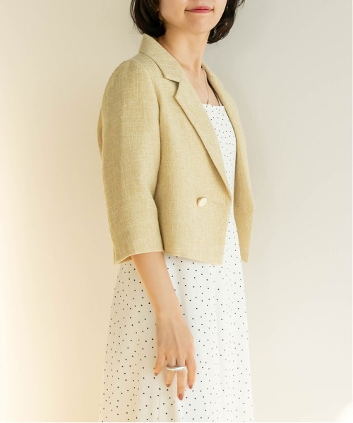 RANDA（ランダ）の「サマーツイードショートジャケット（テーラード
