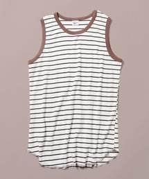 ▲R.P.miller/ミラー Prib Tanktop ボーダー 切りっぱなし タンクトップ