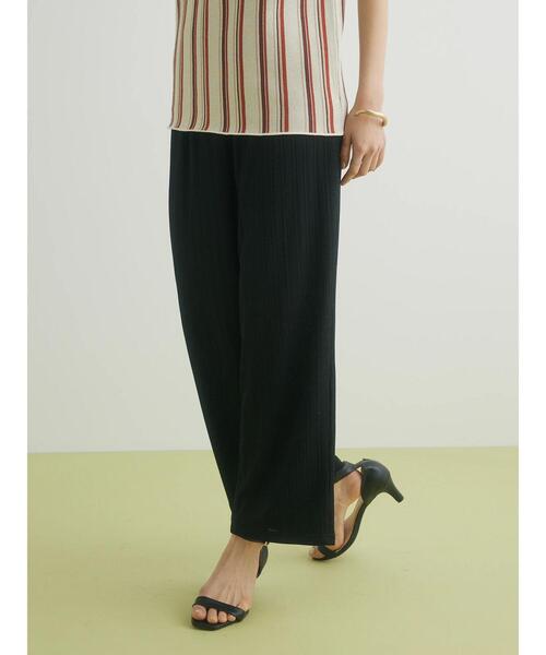 CRAFT STANDARD BOUTIQUE（クラフトスタンダードブティック）の「サラサラカットパンツ（その他パンツ・レディース・ブラック/キャメル・FREE）」の6枚目の写真