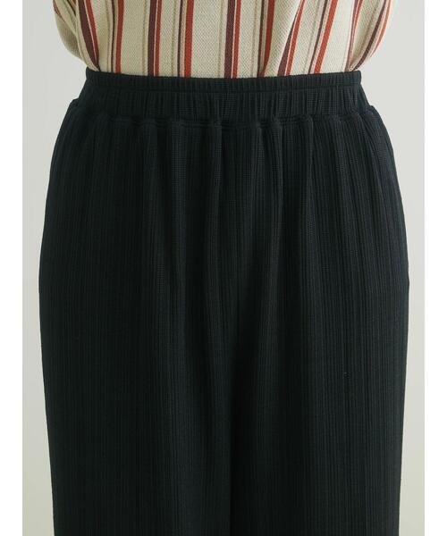 CRAFT STANDARD BOUTIQUE（クラフトスタンダードブティック）の「サラサラカットパンツ（その他パンツ・レディース・ブラック/キャメル・FREE）」の8枚目の写真