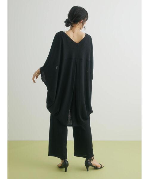 CRAFT STANDARD BOUTIQUE（クラフトスタンダードブティック）の「サラサラカットパンツ（その他パンツ・レディース・ブラック/キャメル・FREE）」の13枚目の写真