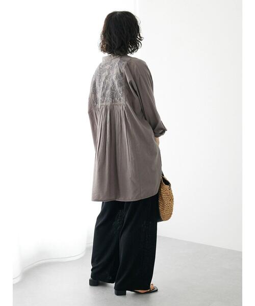 CRAFT STANDARD BOUTIQUE（クラフトスタンダードブティック）の「サラサラカットパンツ（その他パンツ・レディース・ブラック/キャメル・FREE）」の17枚目の写真