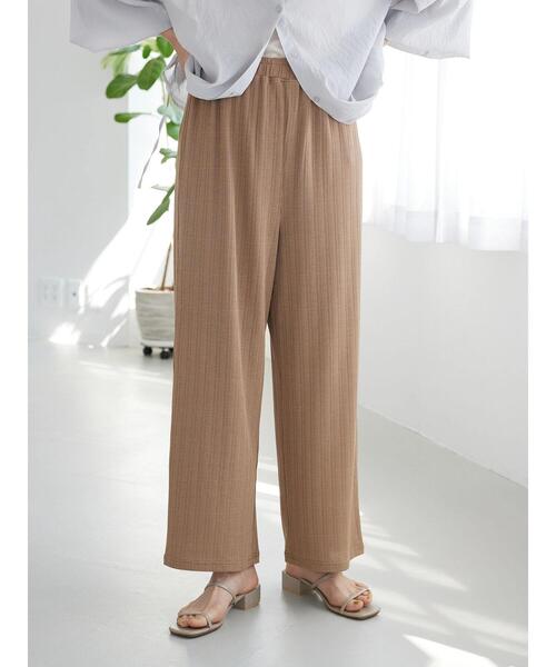 CRAFT STANDARD BOUTIQUE（クラフトスタンダードブティック）の「サラサラカットパンツ（その他パンツ・レディース・ブラック/キャメル・FREE）」の18枚目の写真