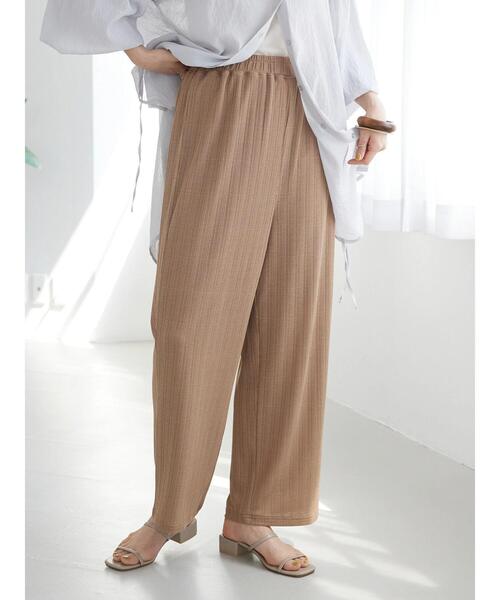 CRAFT STANDARD BOUTIQUE（クラフトスタンダードブティック）の「サラサラカットパンツ（その他パンツ・レディース・ブラック/キャメル・FREE）」の19枚目の写真