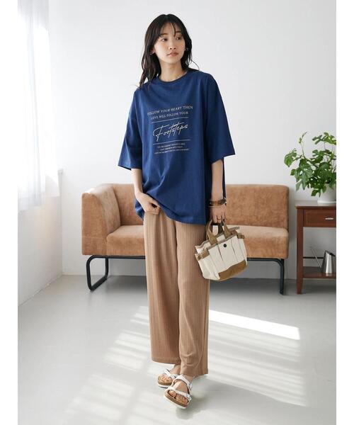 CRAFT STANDARD BOUTIQUE（クラフトスタンダードブティック）の「サラサラカットパンツ（その他パンツ・レディース・ブラック/キャメル・FREE）」の22枚目の写真