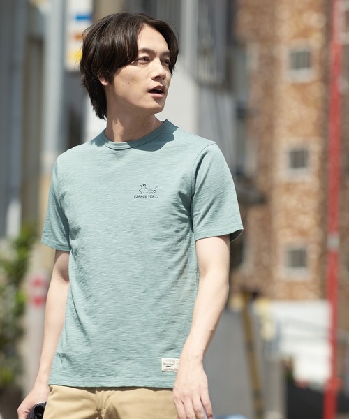 Blue Standard (ブルースタンダード)の「【BLUE STANDARD/ブルースタンダード】別注 ペンギンプリントTシャツ スラブ さらさら(Tシャツ/カットソー・メンズ・その他/その他1/その他3/その他2/その他4・X-LARGE/MEDIUM/SMALL/LARGE)」の5枚目の写真