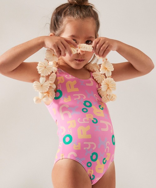 ROXY(ロキシー)の「FUNNY BAMBINO ONE PI/ロキシーキッズワンピース(水着)(水着・キッズ・ピンク・120/110/100)」の8枚目の写真