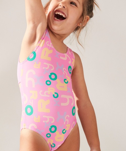 ROXY(ロキシー)の「FUNNY BAMBINO ONE PI/ロキシーキッズワンピース(水着)(水着・キッズ・ピンク・120/110/100)」の10枚目の写真