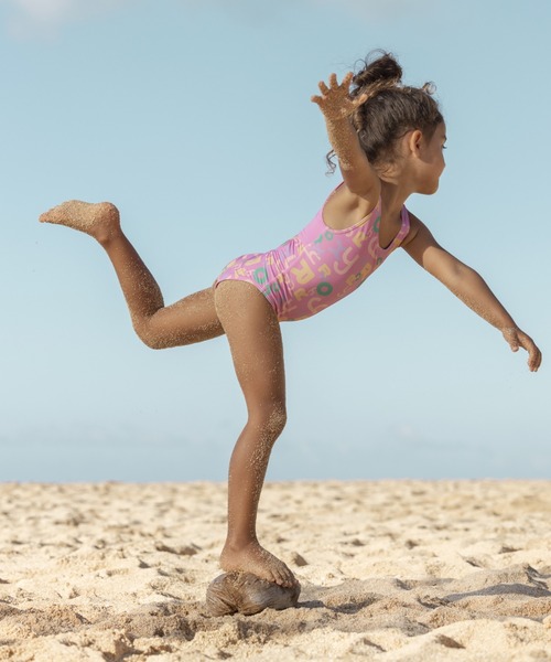 ROXY(ロキシー)の「FUNNY BAMBINO ONE PI/ロキシーキッズワンピース(水着)(水着・キッズ・ピンク・120/110/100)」の3枚目の写真