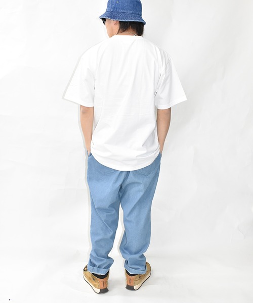 DOUBLE STEAL（ダブルスティール）の「ベルクロ Tシャツ（Tシャツ/カットソー・メンズ・アーミー/ブラック/ホワイト/ホワイト系その他/グレー・LARGE/X-LARGE/MEDIUM/XX-LARGE）」の22枚目の写真