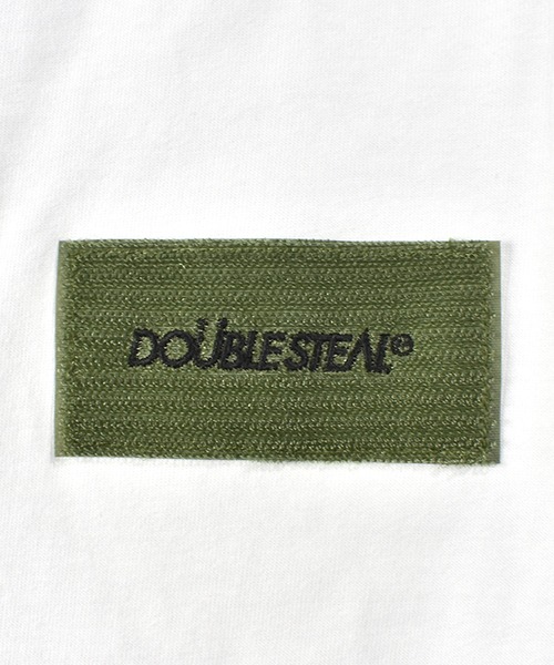 DOUBLE STEAL（ダブルスティール）の「ベルクロ Tシャツ（Tシャツ/カットソー・メンズ・アーミー/ブラック/ホワイト/ホワイト系その他/グレー・LARGE/X-LARGE/MEDIUM/XX-LARGE）」の6枚目の写真