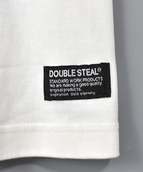 DOUBLE STEAL（ダブルスティール）の「ベルクロ Tシャツ（Tシャツ/カットソー・メンズ・アーミー/ブラック/ホワイト/ホワイト系その他/グレー・LARGE/X-LARGE/MEDIUM/XX-LARGE）」の8枚目の写真