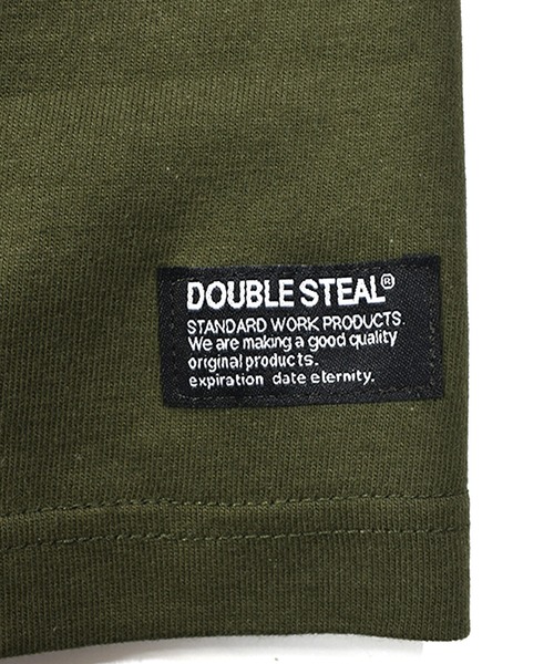 DOUBLE STEAL（ダブルスティール）の「ベルクロ Tシャツ（Tシャツ/カットソー・メンズ・アーミー/ブラック/ホワイト/ホワイト系その他/グレー・LARGE/X-LARGE/MEDIUM/XX-LARGE）」の15枚目の写真