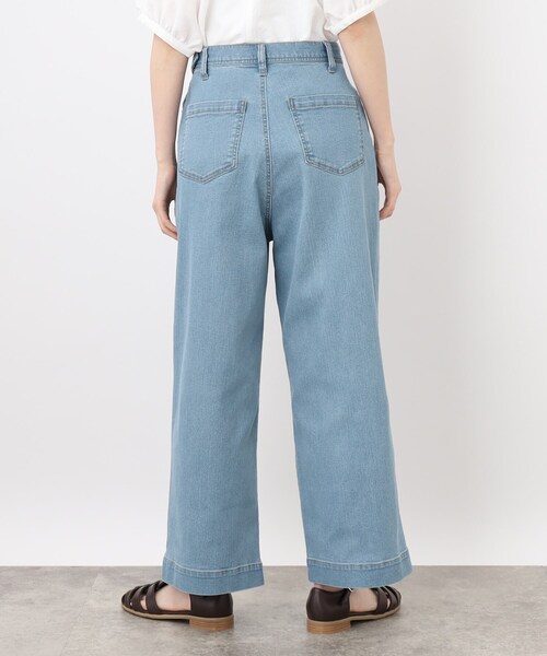 grove（グローブ）の「◆トレンド感たっぷり!ひんやり大人のランチデニムパンツ（デニムパンツ・レディース・ネイビー/ライトブルー・03/02/01/05/04）」の17枚目の写真
