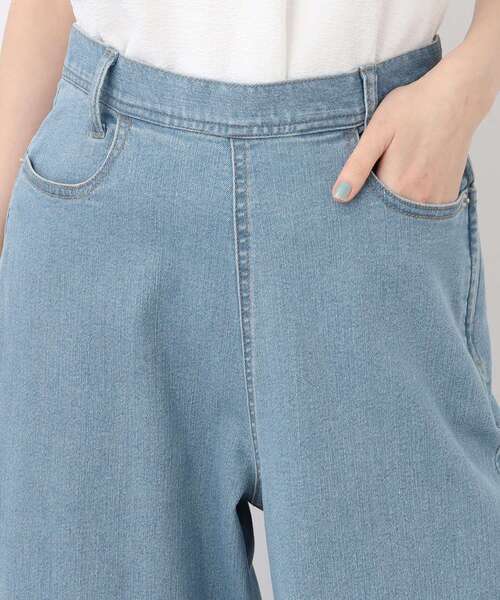 grove（グローブ）の「◆トレンド感たっぷり!ひんやり大人のランチデニムパンツ（デニムパンツ・レディース・ネイビー/ライトブルー・03/02/01/05/04）」の18枚目の写真